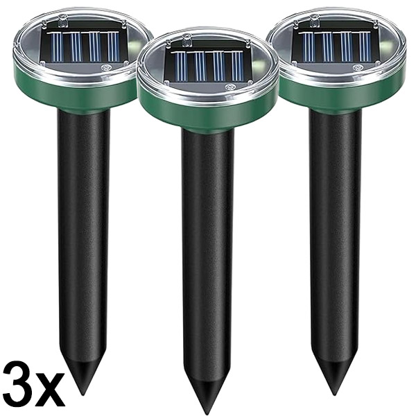 3x Dispozitiv solar de alungare a dăunătorilor | SOLGUARD